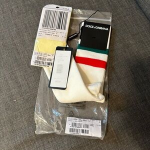 Dolce & Gabbana D&G Stripes Socks XL